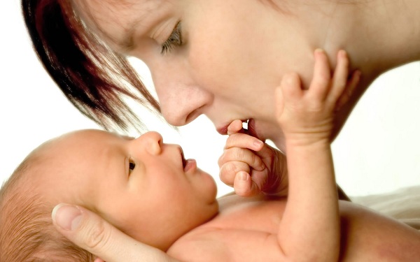 Mother And Babies Playing Picture