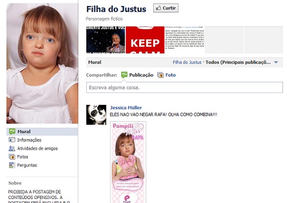 "Filha do Justus"