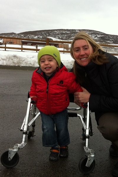 Sarah Myers, do blog “Sarah & Joe (And Charlie Too!)”; mãe do Charlie, que tem paralisia cerebral