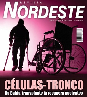Capa da Revista Nordeste - Células-tronco