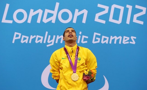 Daniel Dias se consagrou nas Paralimpíadas de Londres como maior ganhador individual de medalhas de ouro, seis no total. Foto: Gety Images