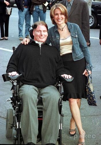 Christopher Reeve e sua esposa Dana Reeve 