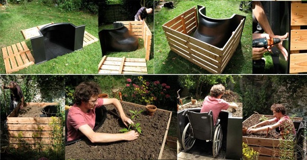 jardim para cadeirantes