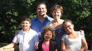 Ted Harada e sua família