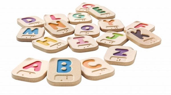 Alfabeto em Braille de A a Z