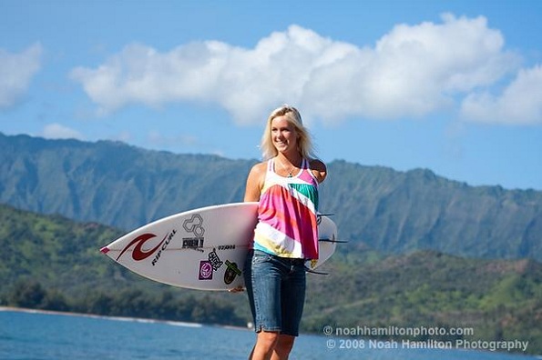 Bethany Hamilton (Imagem:http://www.myspace.com/surferbethanyhamilton/)