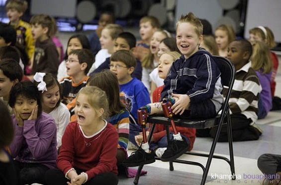 Cody McCasland na escola