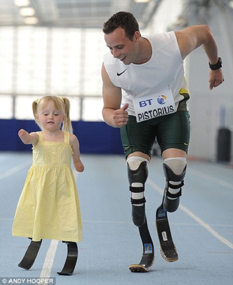 Oscar Pistorius e Ellie Challis