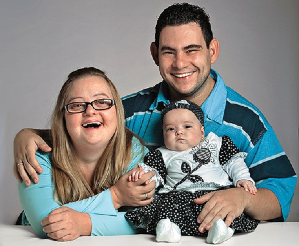 Maria Gabriela, Fábio e a pequena Valentina