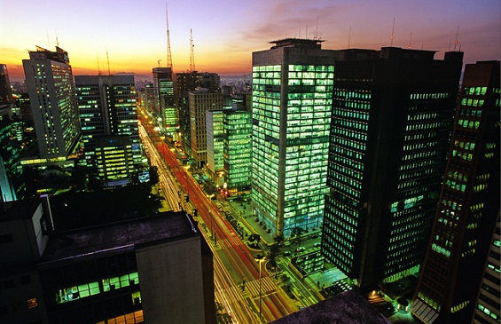 Avenida Paulista vista de cima