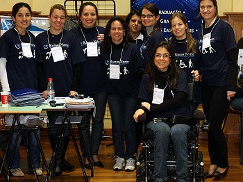 Vitória Bernardes e a equipe da ONG Rumo Norte