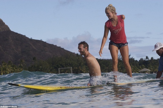 Nick Vujicic e Bethany Hamilton