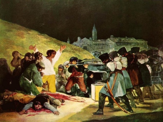 Los fusilamientos del tres de mayo - Goya 