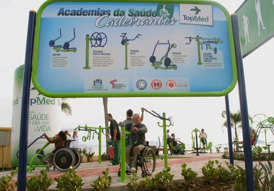 Academia para cadeirantes