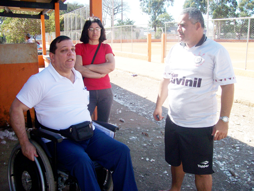 Presidente do Movimento Inclusão Já, Valdir Timóteo Leite.