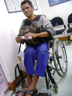 Cadeirante José Augusto de Nova Iguaçu