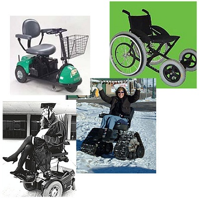 Cadeiras de rodas especiais