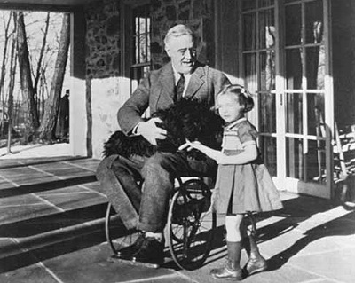 Presidente dos Estados Unidos, Franklin Delano Roosevelt. 