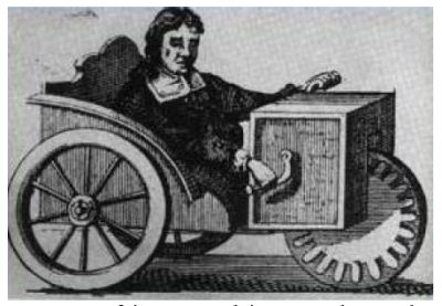 Stephen Farfler era paraplégico e em 1655, na Alemanha, construiu uma cadeira de rodas para se locomover. Era feita em madeira, com duas rodas atrás e uma na frente, acionada por duas manivelas giratórias.