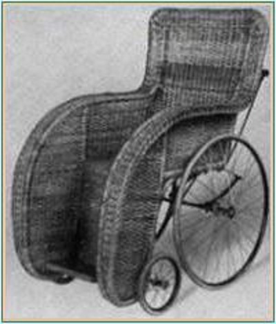 Século XIX, XX: Após a Guerra Civil Americana e a 1a. Guerra Mundial: cadeiras eram construídas de madeira, assentos de palha, apoios ajustáveis para braços e pés.