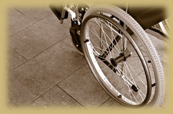 Imagem de uma cadeira de rodas