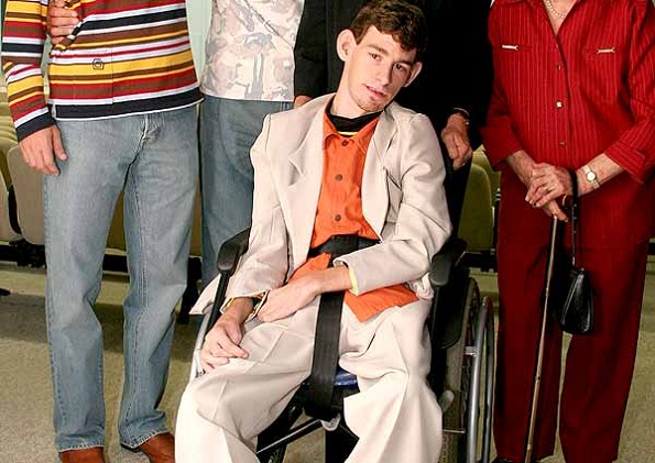 Guilherme Kuerten, irmão de Guga, tinha paralisia cerebral e morreu aos 28 anos (Foto: Globo Esporte)
