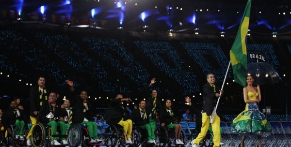 Imagem dos atletas paralímpicos brasileiros