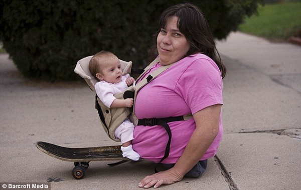 Rose Siggins com sua filha Shelby.