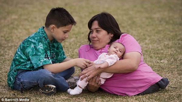 Rose Siggins e os filhos