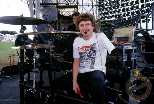  Rick Allen durante uma turnê