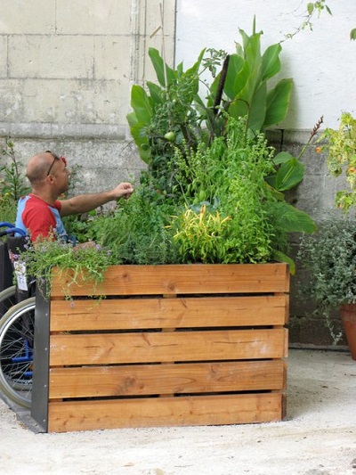 jardim para cadeirantes