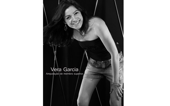 A modelo Vera Garcia teve o membro superior amputado. Foto: Kica de Castro