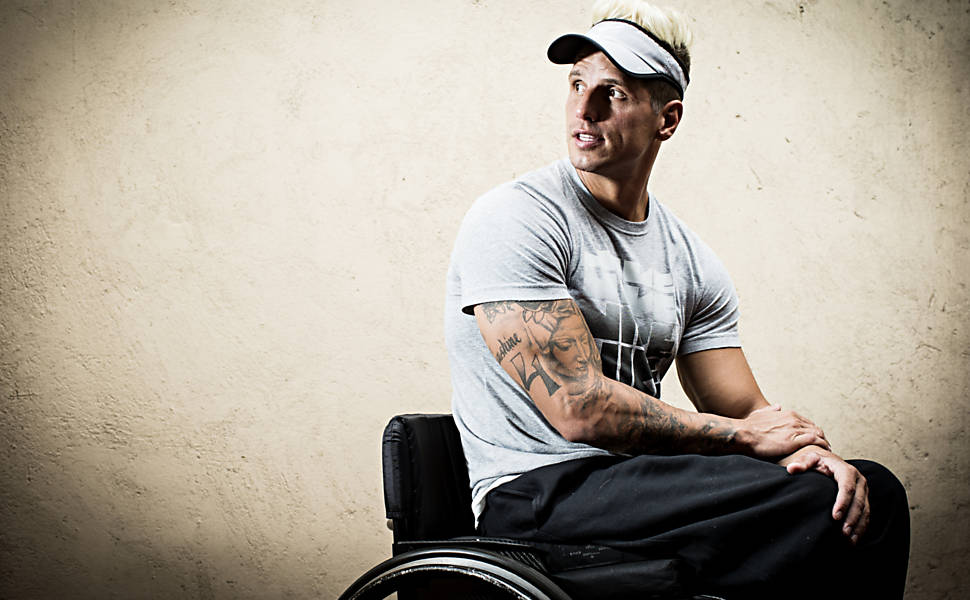 Para mim, um cadeirante era alguém frágil. Quando me tornei um, aquilo não fazia mais sentido. Foto: Eduardo Knapp/Folhapress
