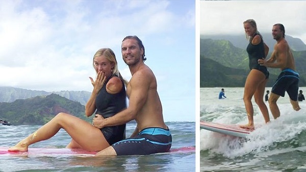 Bethany Hamilton e seu marido