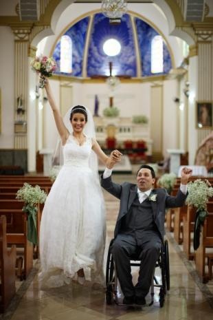 Felizes da vida. Casamento foi além da superação, seguiu o caminho natural do amor. (Foto: Eurides Aoki)