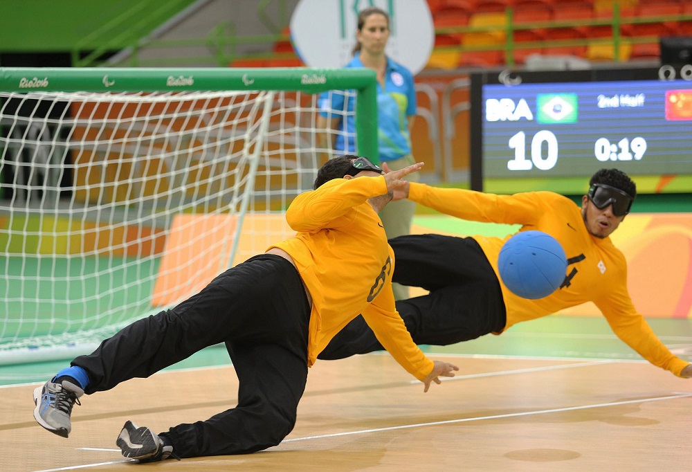 Brasil, Rio de Janeiro, Estadio Olimpico Arena do Futuro- Jogos Paralímpicos Rio 2016 - Goalball maculino Brasil X China © Cezar Loureiro/MPIX/CPB