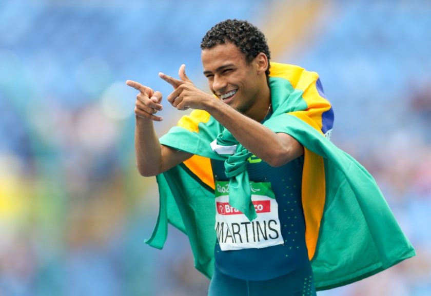 Daniel Martins levou o único ouro no Brasil nesta sexta-feira no Rio de Janeiro nas Paralimpíadas.