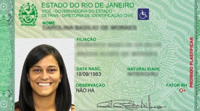 carteira de identidade diferenciada