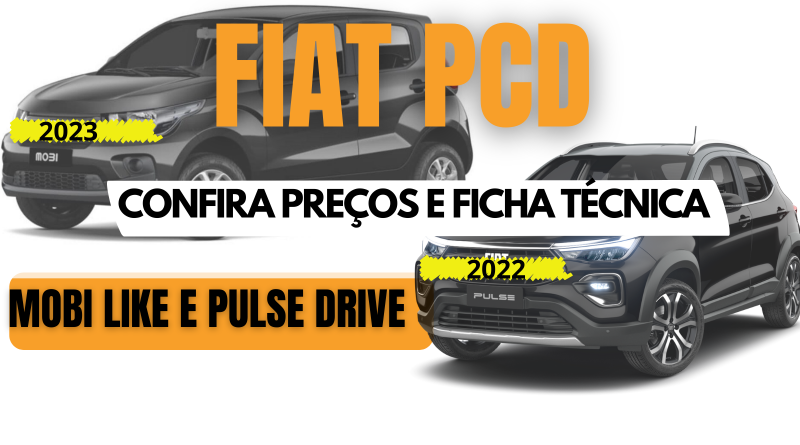 Fiat Pulse e Mobi Like PcD